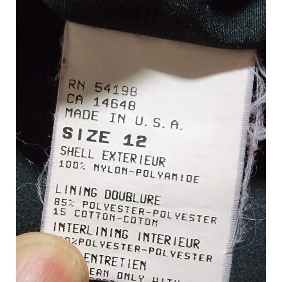 Bogner Womens 12 Red Ski Jacket Shell Embroidered Eagle Winter Coat Hood - Picture 10 of 11